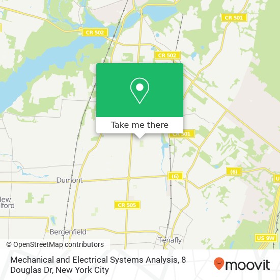 Mechanical and Electrical Systems Analysis, 8 Douglas Dr map