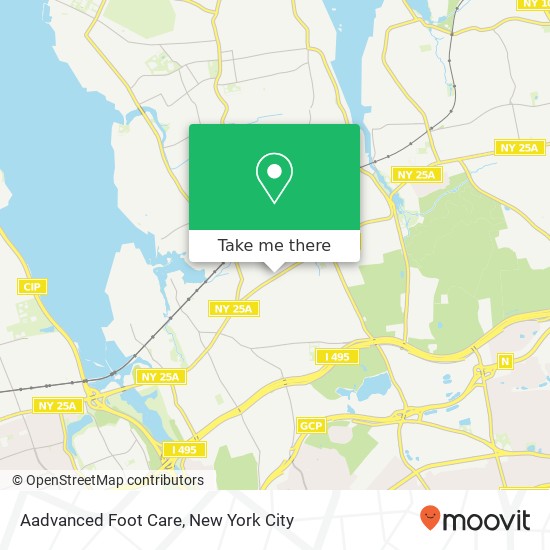 Aadvanced Foot Care map