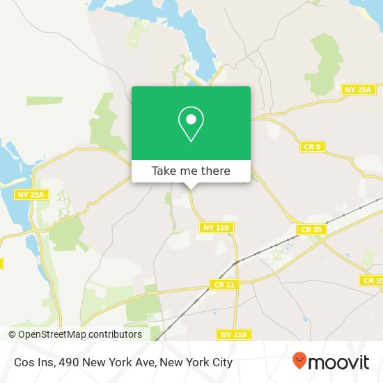 Mapa de Cos Ins, 490 New York Ave