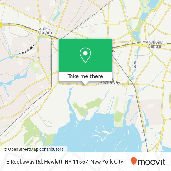 E Rockaway Rd, Hewlett, NY 11557 map