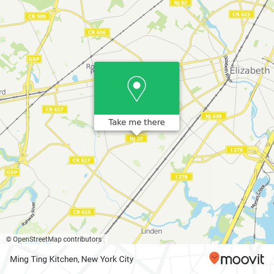 Ming Ting Kitchen map