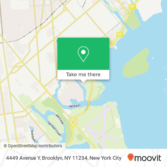 Mapa de 4449 Avenue Y, Brooklyn, NY 11234