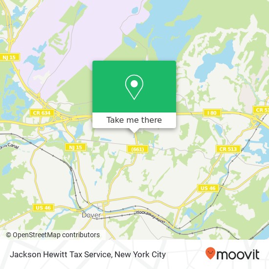Jackson Hewitt Tax Service, 319 Mount Hope Ave map