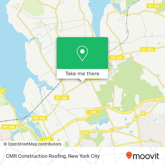CMR Construction Roofing map