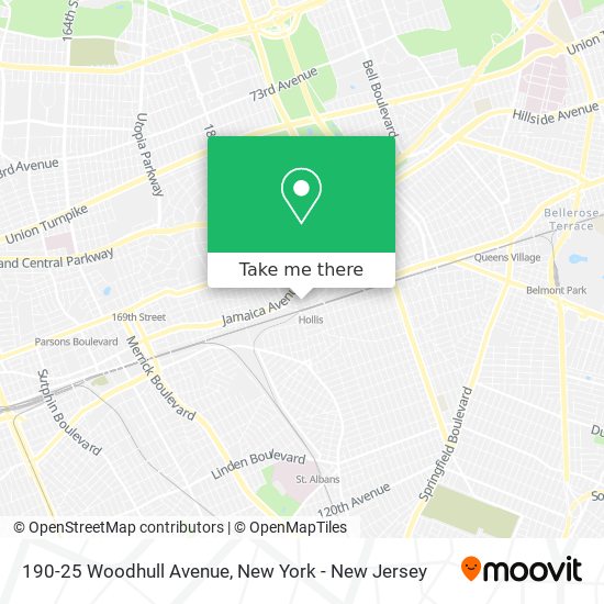 Mapa de 190-25 Woodhull Avenue