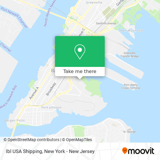Mapa de Ibl USA Shipping