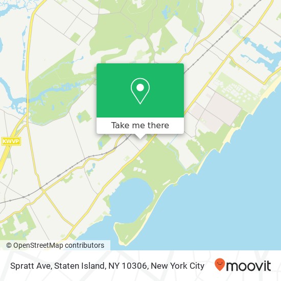 Spratt Ave, Staten Island, NY 10306 map