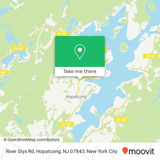 Mapa de River Styx Rd, Hopatcong, NJ 07843