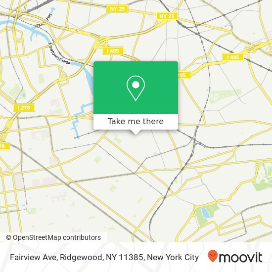 Fairview Ave, Ridgewood, NY 11385 map