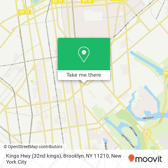 Kings Hwy (32nd kings), Brooklyn, NY 11210 map