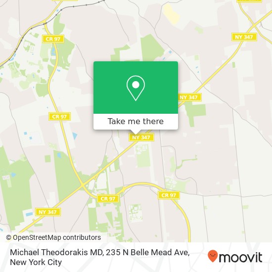 Michael Theodorakis MD, 235 N Belle Mead Ave map