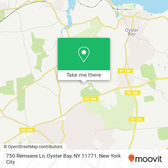 Mapa de 750 Remsens Ln, Oyster Bay, NY 11771