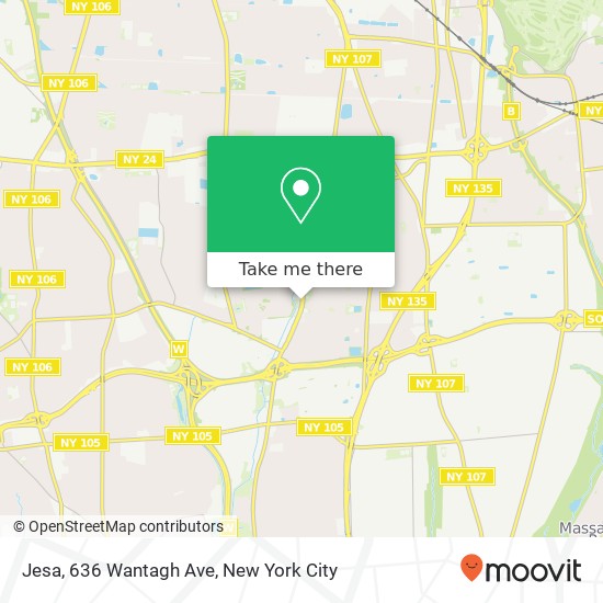 Mapa de Jesa, 636 Wantagh Ave