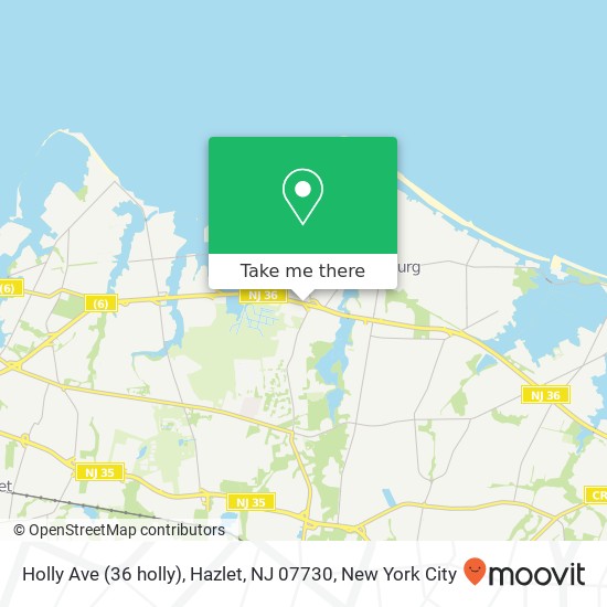 Holly Ave (36 holly), Hazlet, NJ 07730 map