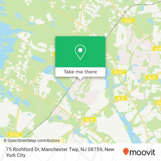 75 Rochford Dr, Manchester Twp, NJ 08759 map