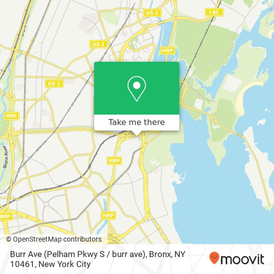 Burr Ave (Pelham Pkwy S / burr ave), Bronx, NY 10461 map