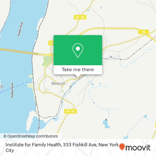 Mapa de Institute for Family Health, 333 Fishkill Ave