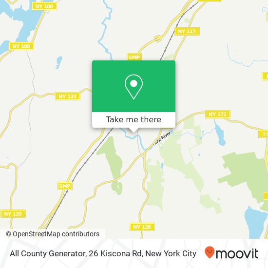 All County Generator, 26 Kiscona Rd map
