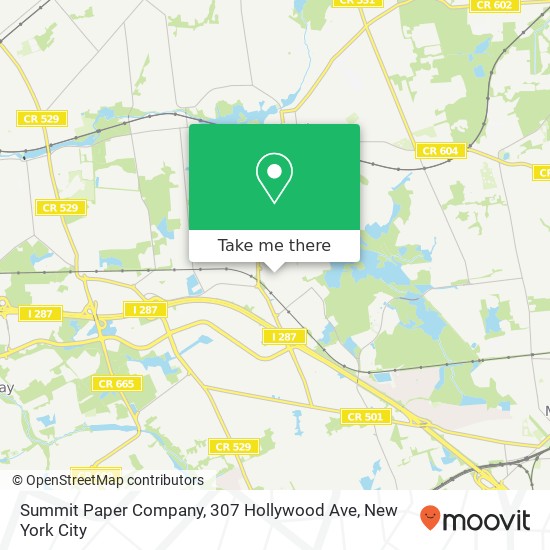 Summit Paper Company, 307 Hollywood Ave map