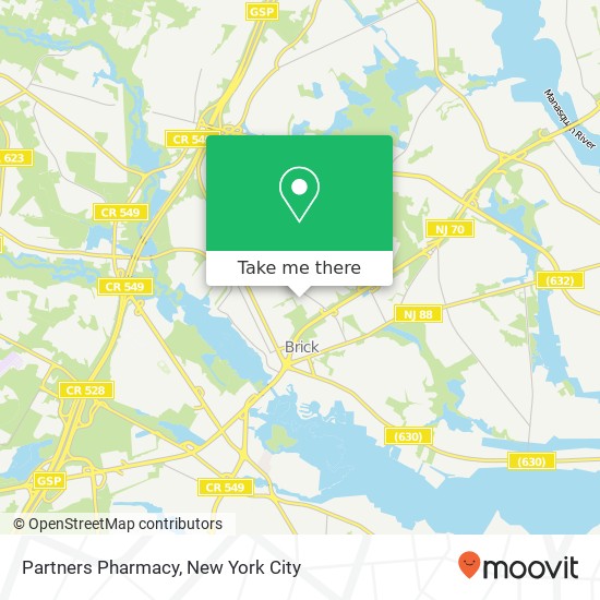 Partners Pharmacy map