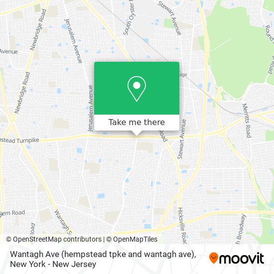 Wantagh Ave (hempstead tpke and wantagh ave) map