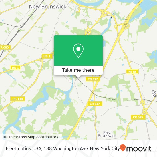 Mapa de Fleetmatics USA, 138 Washington Ave