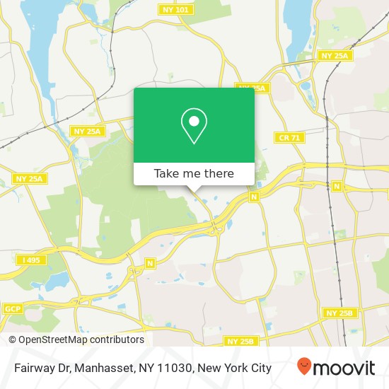 Fairway Dr, Manhasset, NY 11030 map