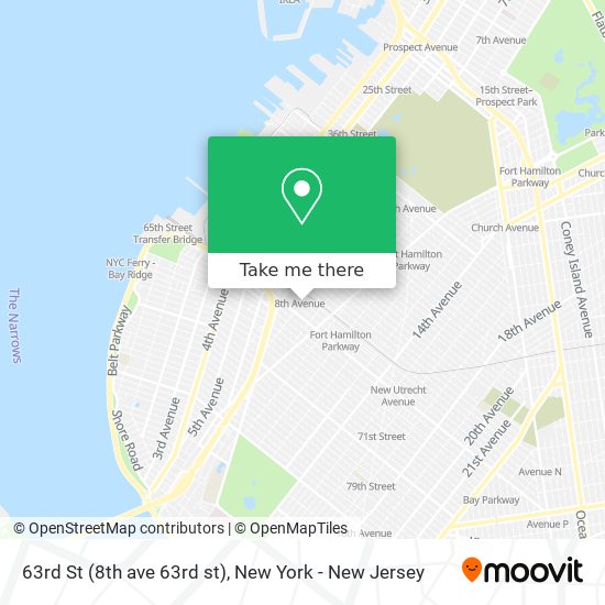 Mapa de 63rd St (8th ave 63rd st)