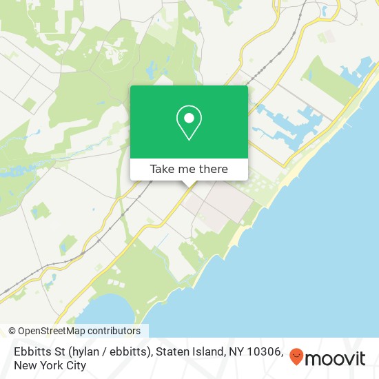 Mapa de Ebbitts St (hylan / ebbitts), Staten Island, NY 10306