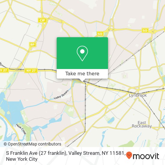 S Franklin Ave (27 franklin), Valley Stream, NY 11581 map