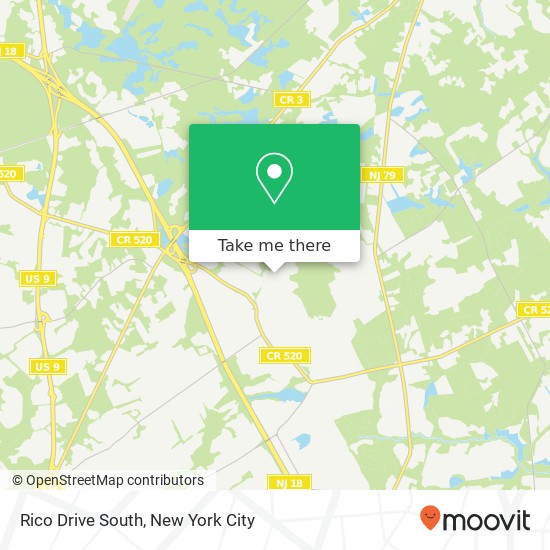 Mapa de Rico Drive South