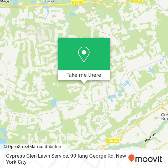 Cypress Glen Lawn Service, 99 King George Rd map