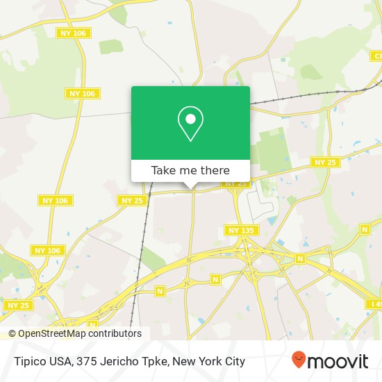 Tipico USA, 375 Jericho Tpke map