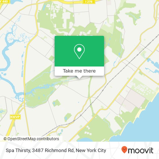 Mapa de Spa Thirsty, 3487 Richmond Rd