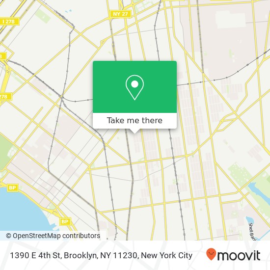 1390 E 4th St, Brooklyn, NY 11230 map