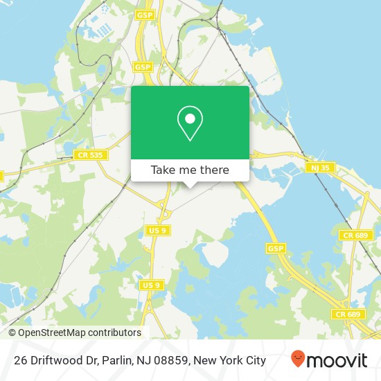 26 Driftwood Dr, Parlin, NJ 08859 map