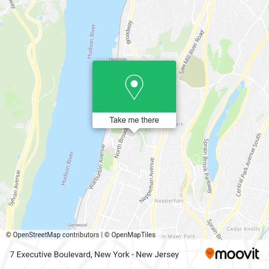 7 Executive Boulevard map