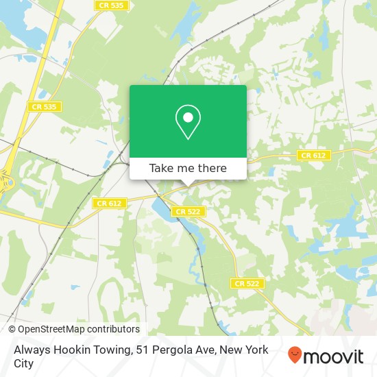 Mapa de Always Hookin Towing, 51 Pergola Ave