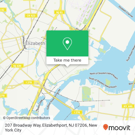 207 Broadway Way, Elizabethport, NJ 07206 map