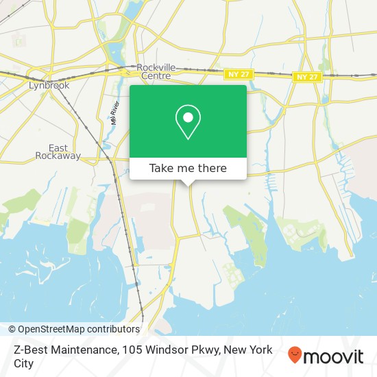 Mapa de Z-Best Maintenance, 105 Windsor Pkwy