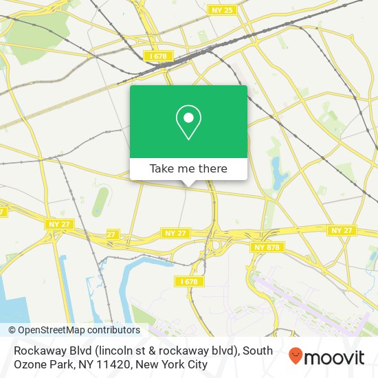 Rockaway Blvd (lincoln st & rockaway blvd), South Ozone Park, NY 11420 map