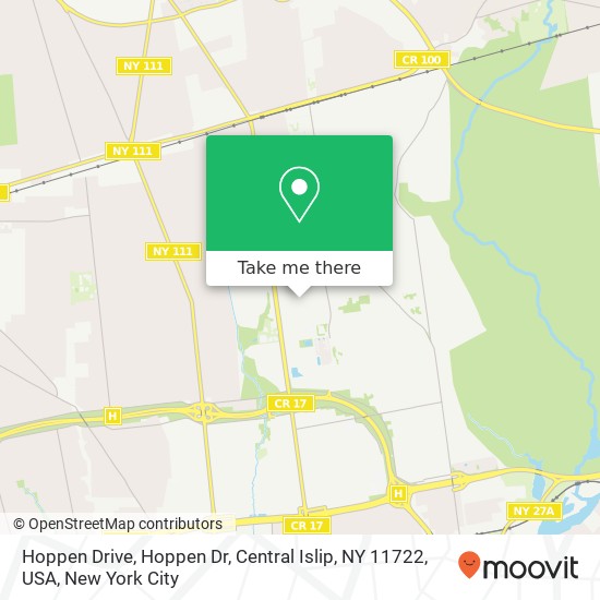 Hoppen Drive, Hoppen Dr, Central Islip, NY 11722, USA map