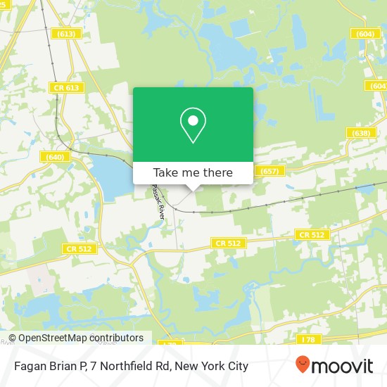 Mapa de Fagan Brian P, 7 Northfield Rd