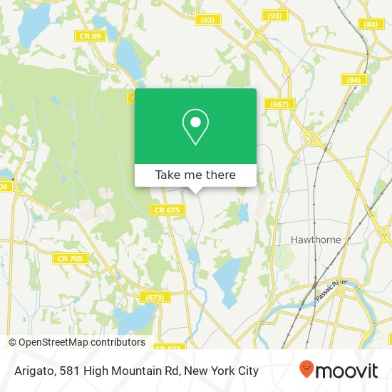 Arigato, 581 High Mountain Rd map