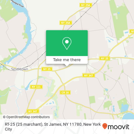 RT-25 (25 marchant), St James, NY 11780 map