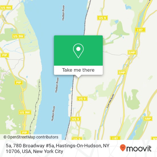 5a, 780 Broadway #5a, Hastings-On-Hudson, NY 10706, USA map