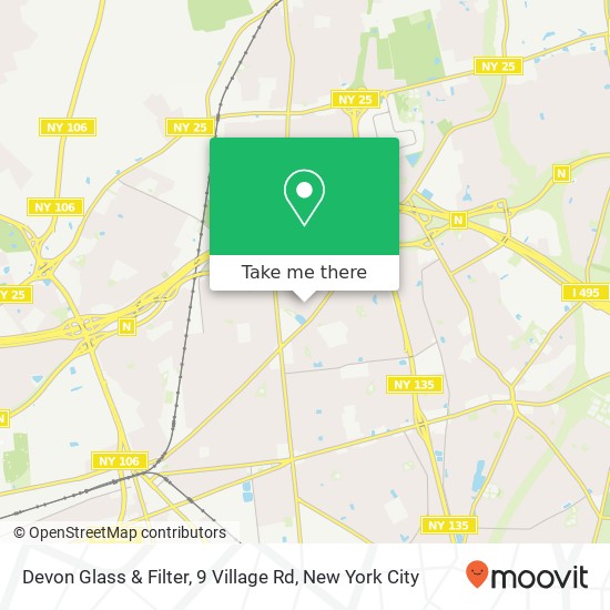 Mapa de Devon Glass & Filter, 9 Village Rd