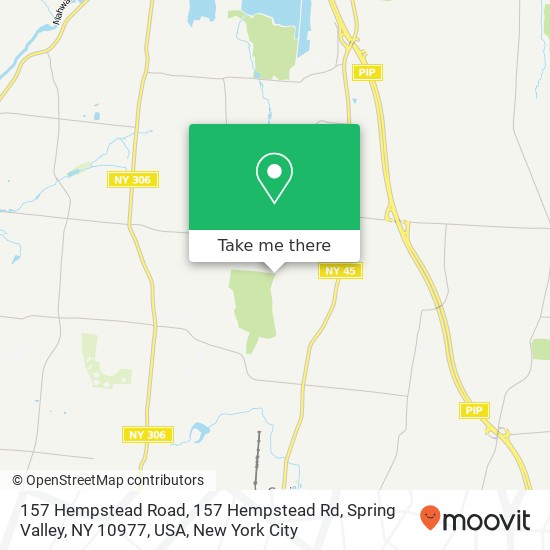 Mapa de 157 Hempstead Road, 157 Hempstead Rd, Spring Valley, NY 10977, USA