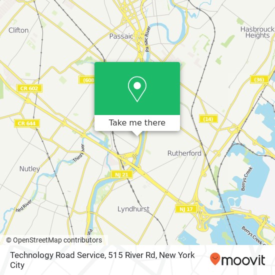 Mapa de Technology Road Service, 515 River Rd