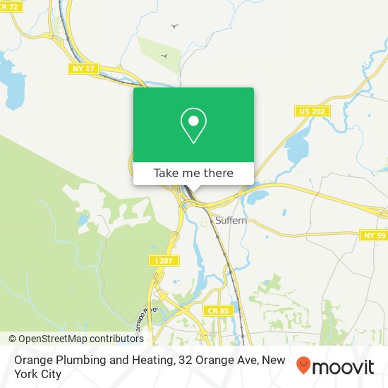 Mapa de Orange Plumbing and Heating, 32 Orange Ave